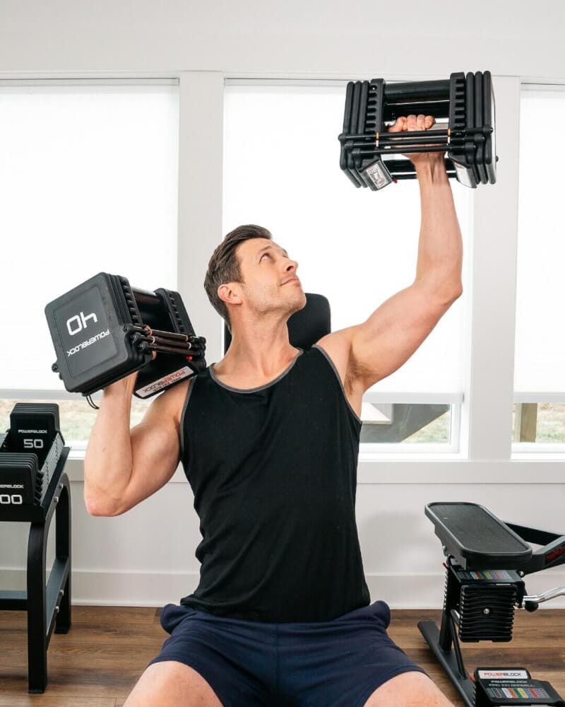 ดัมเบลปรับน้ำหนักได้ POWERBLOCK PRO 100 EXP - TPR GRIP_9